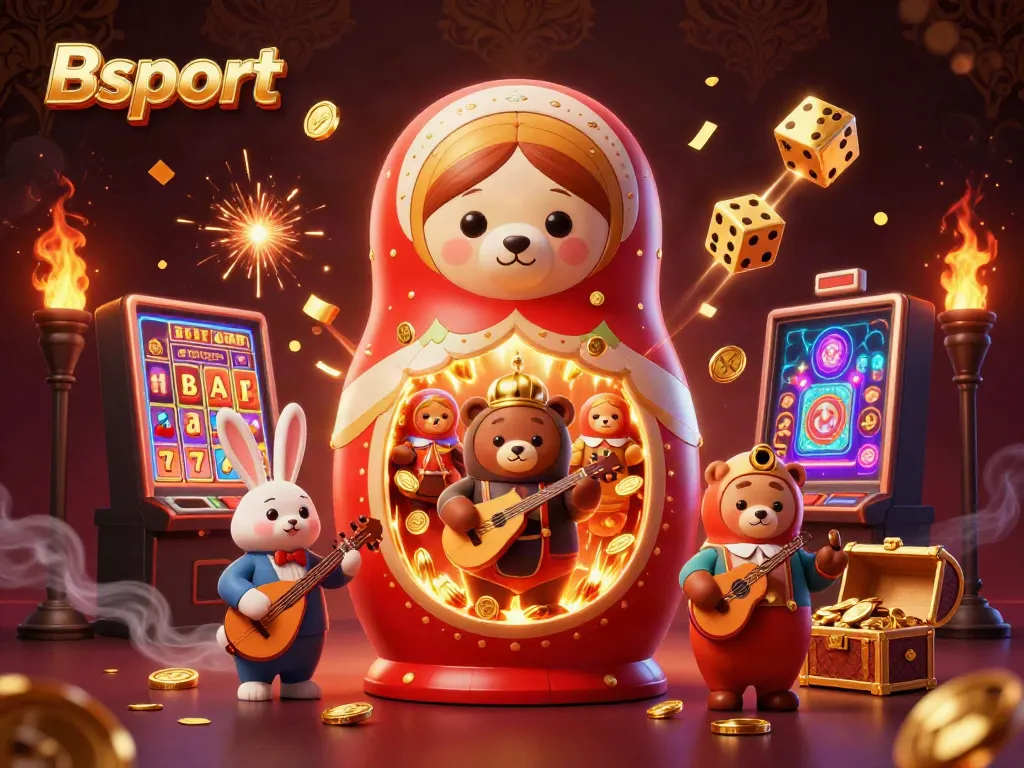 Experience the excitement of Bsport with engaging 3D casino elements and dynamic characters.