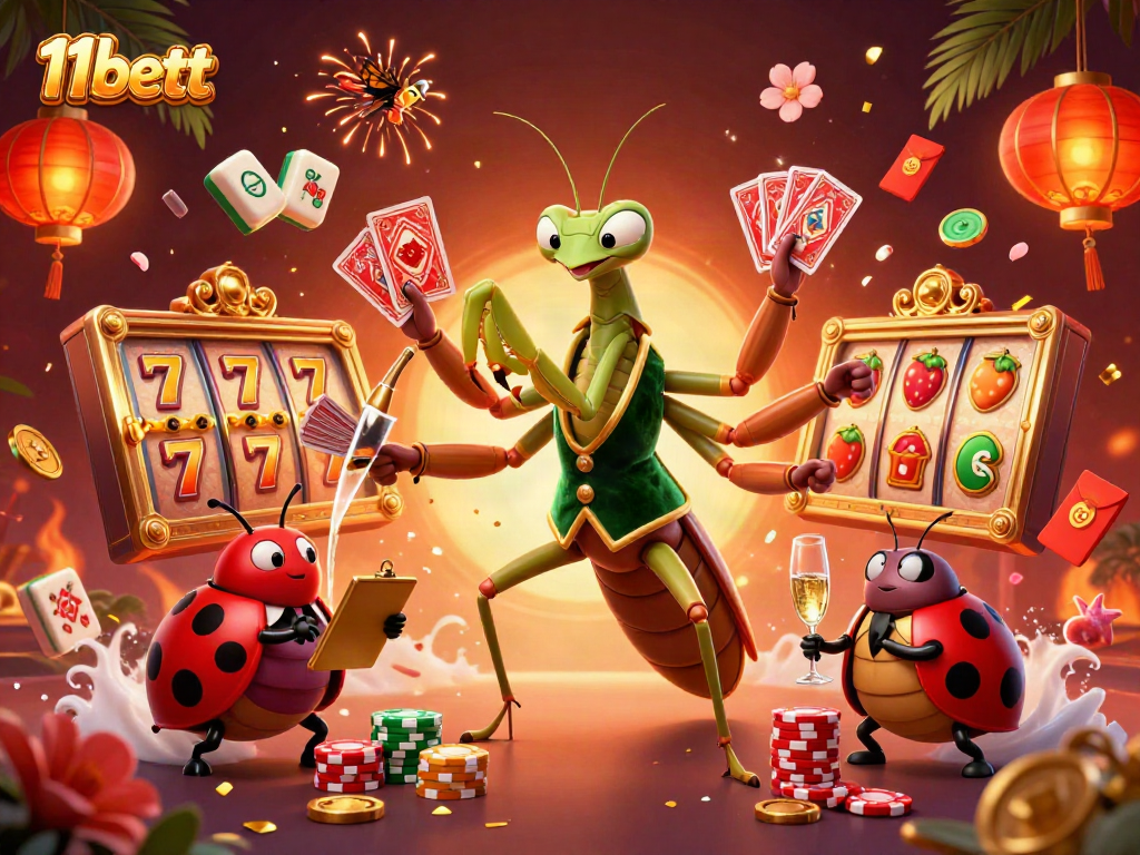 Experience thrilling gameplay with 11bett's unique slot reels and exciting casino atmosphere.