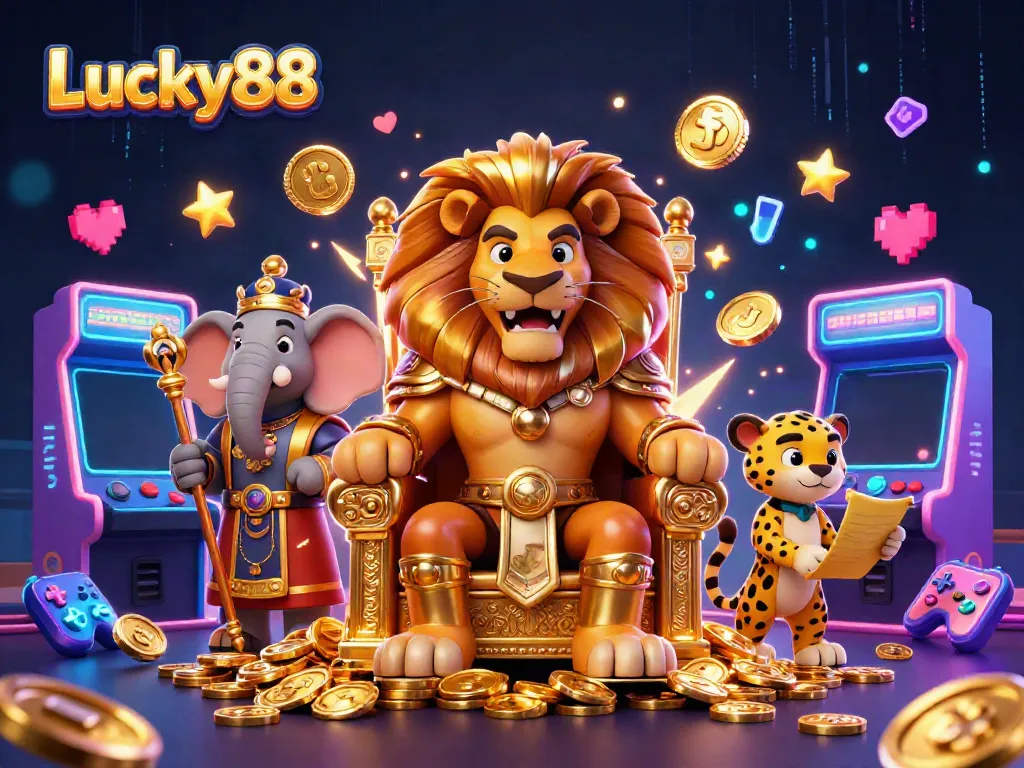 Experience thrilling moments at Lucky88 with vibrant gaming atmosphere and dynamic characters.
