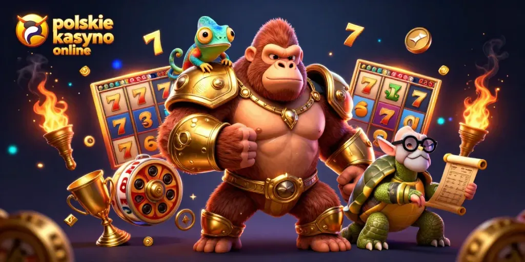 Engage with the thrilling world of polskie kasyno online as the gorilla king celebrates a big win!