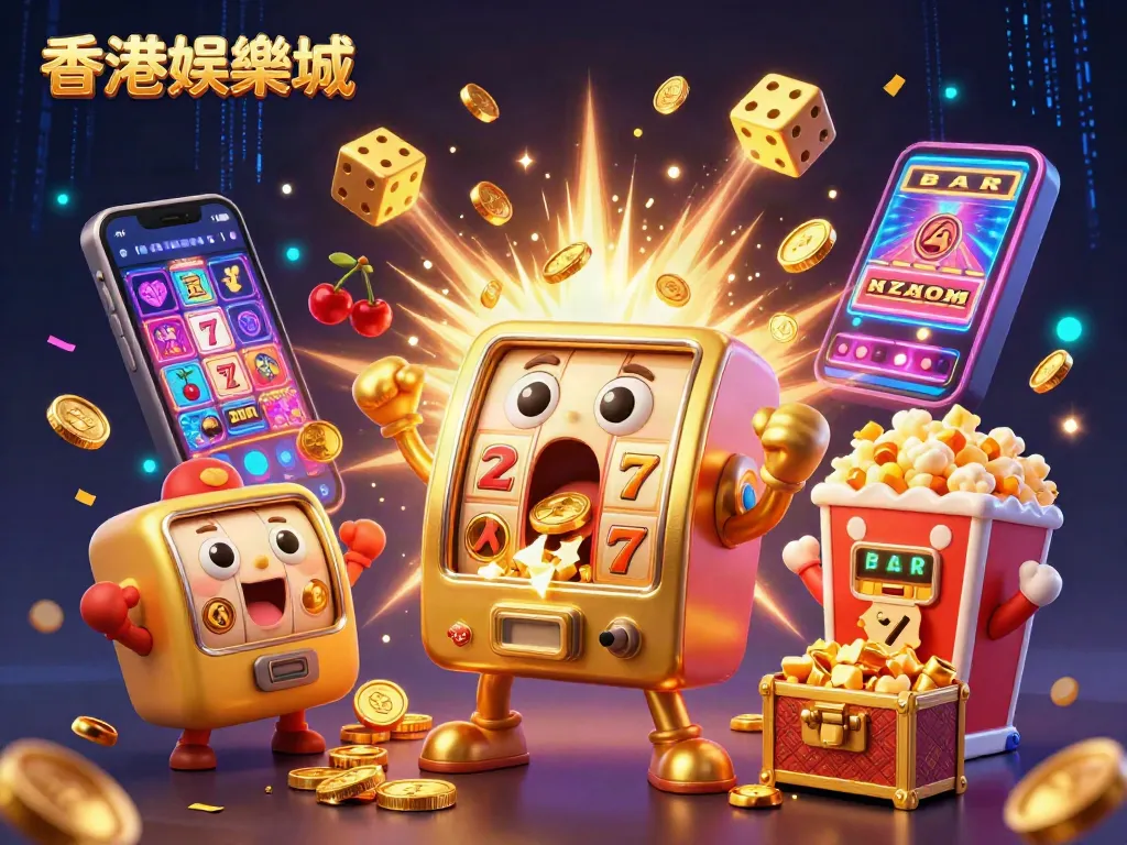 Experience thrilling gameplay at 香港娛樂城 with our dynamic slot machine artwork, showcasing excitement and jackpots.