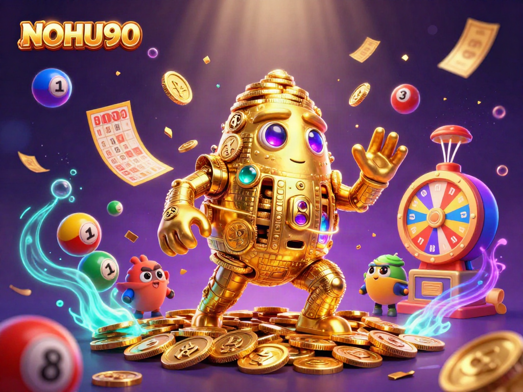 Experience thrilling wins with NOHU90's vibrant slot game world, featuring jackpot elements and dynamic gameplay.