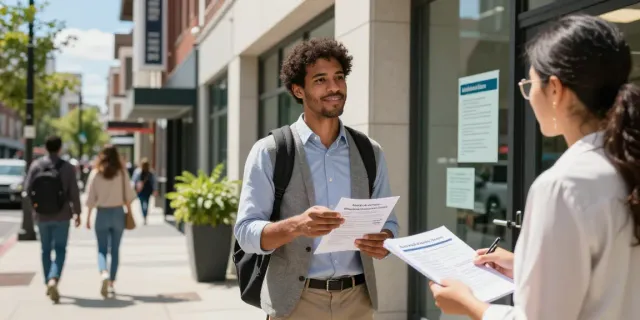 Payday Loans Co Alberta advice session in a modern urban setting