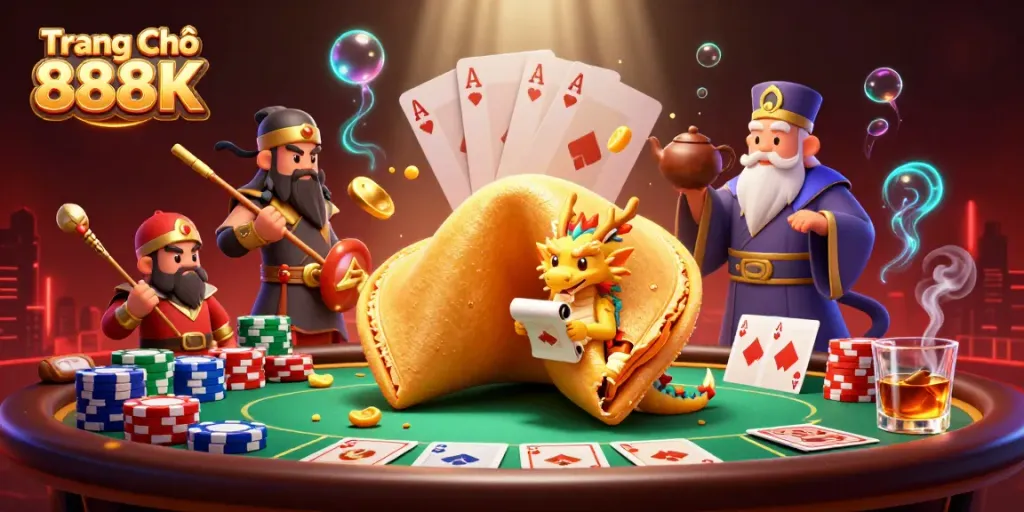 Experience winning strategies at Trang Chủ 888K with vibrant gaming elements and dynamic characters.