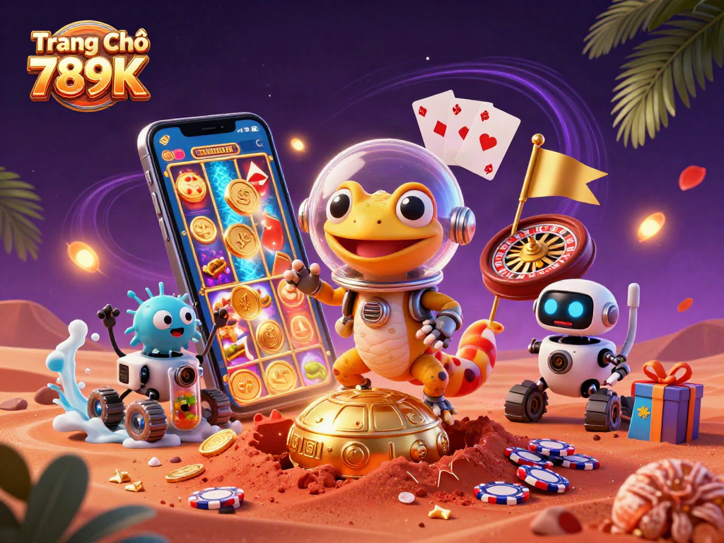 Experience the excitement of Trang Chủ 789K casino with vibrant games and dynamic characters.